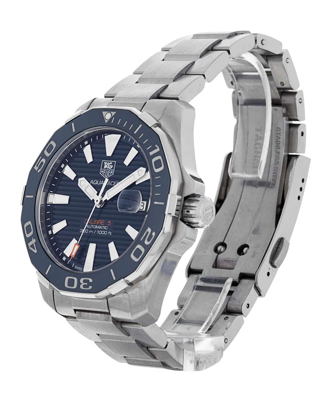 Tag Heuer Aquaracer Blue Baton Dial Bracelet Strap